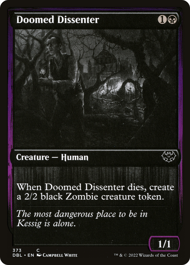 Image of Doomed Dissenter (DBL-373) - Innistrad: Double Feature Foil