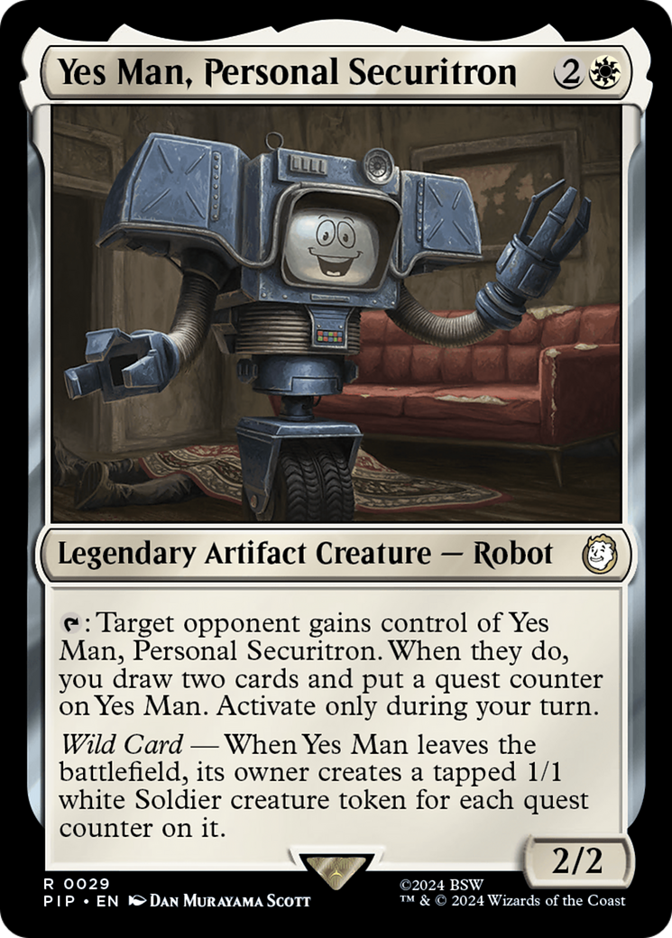 Image of Yes Man, Personal Securitron (PIP-029) - Fallout