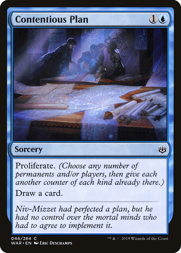 Image of Contentious Plan (WAR-046) - War of the Spark Foil