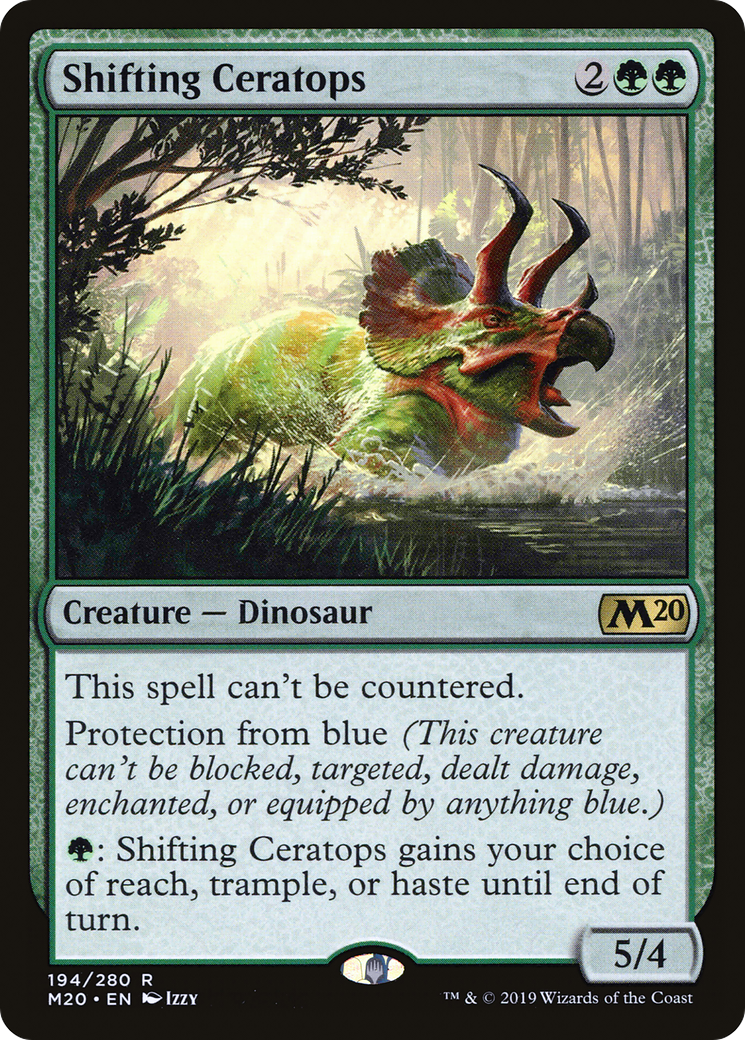 Image of Shifting Ceratops (M20-194) - Core Set 2020