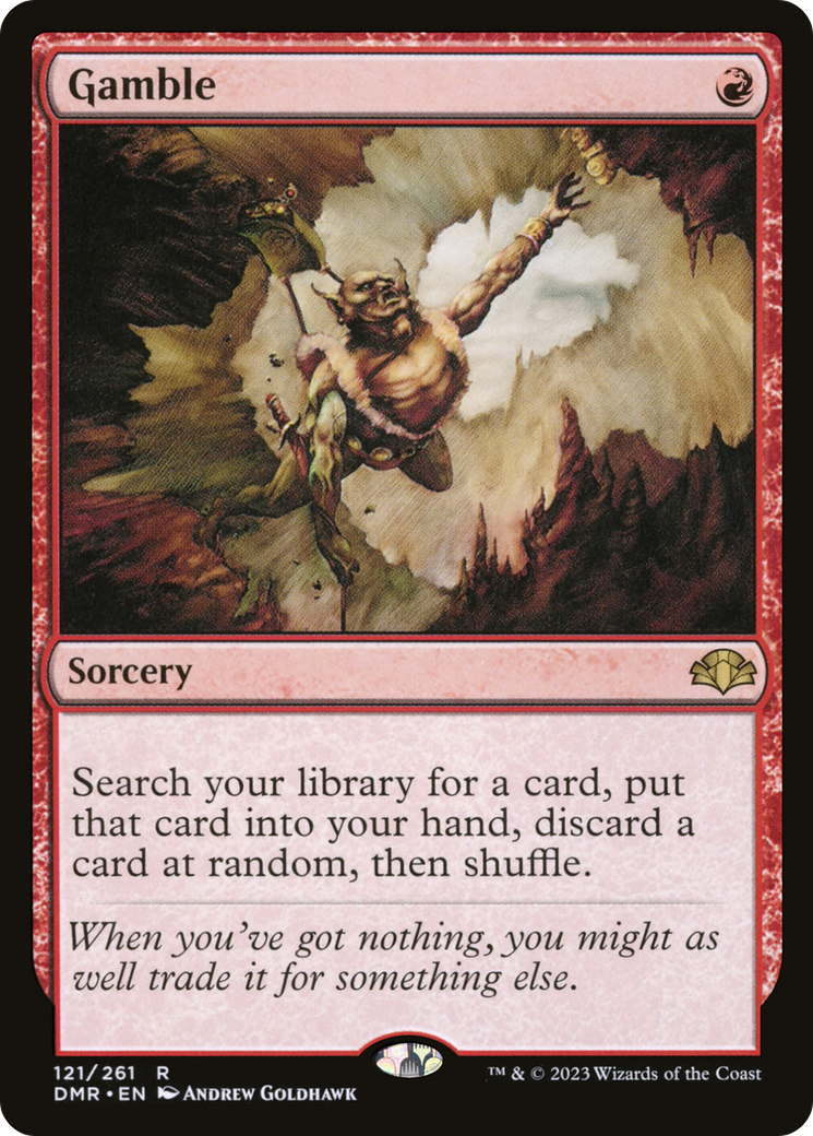 Image of Gamble (DMR-121) - Dominaria Remastered Foil