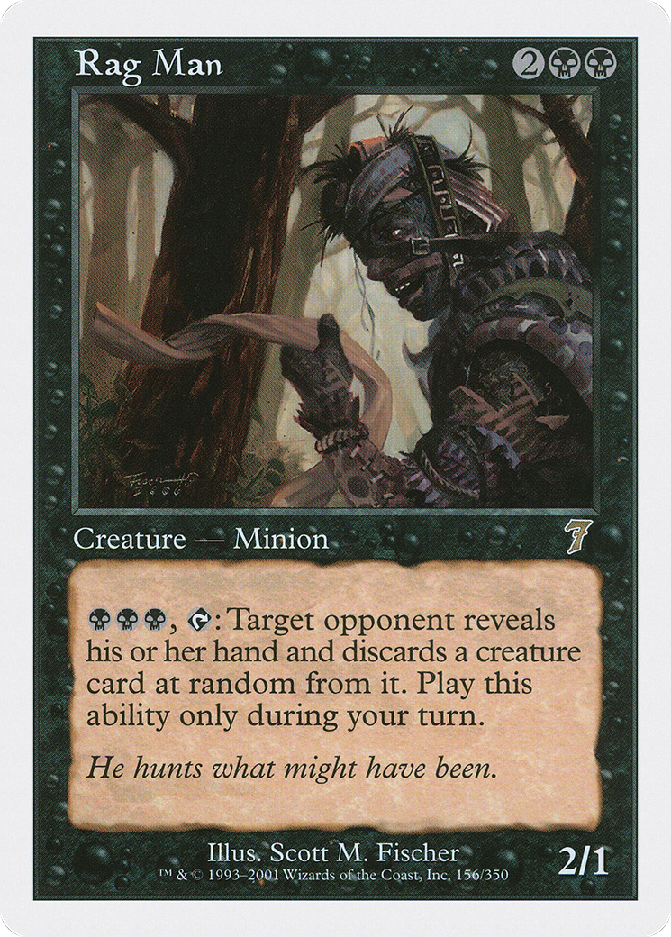 Image of Rag Man (7ED-156) - 7th Edition Foil