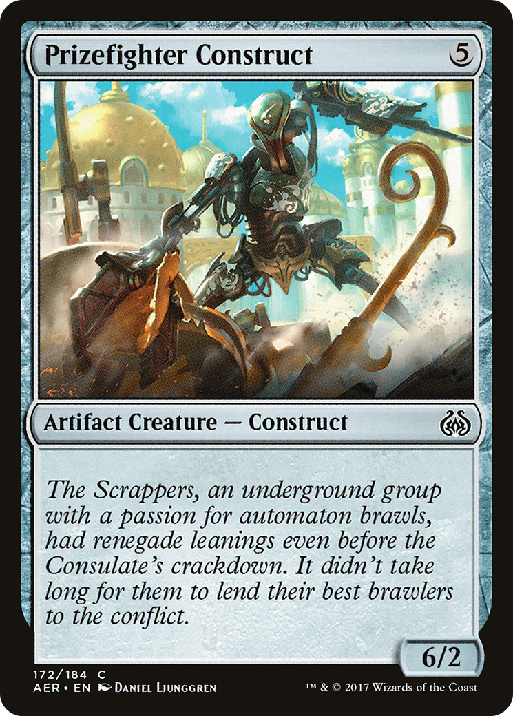 Image of Prizefighter Construct (AER-172) - Aether Revolt Foil