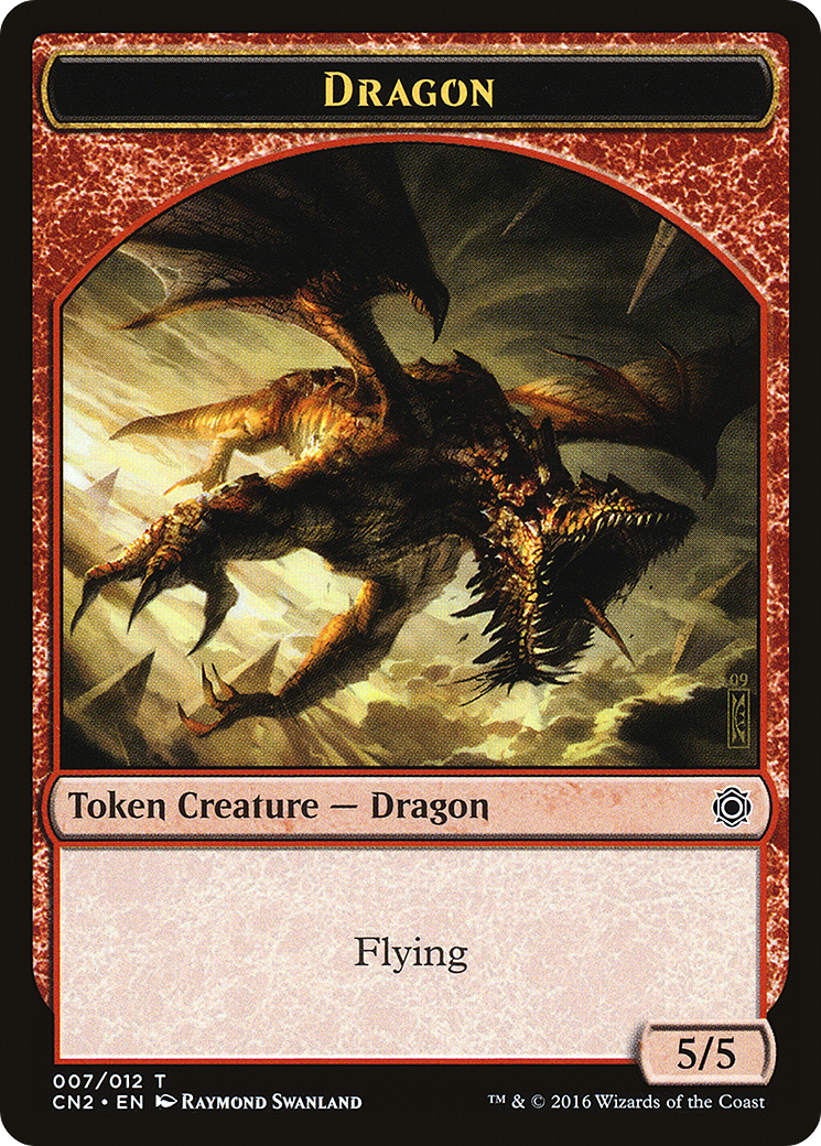 Image of Dragon Token (CN2-007) - Conspiracy: Take the Crown Tokens