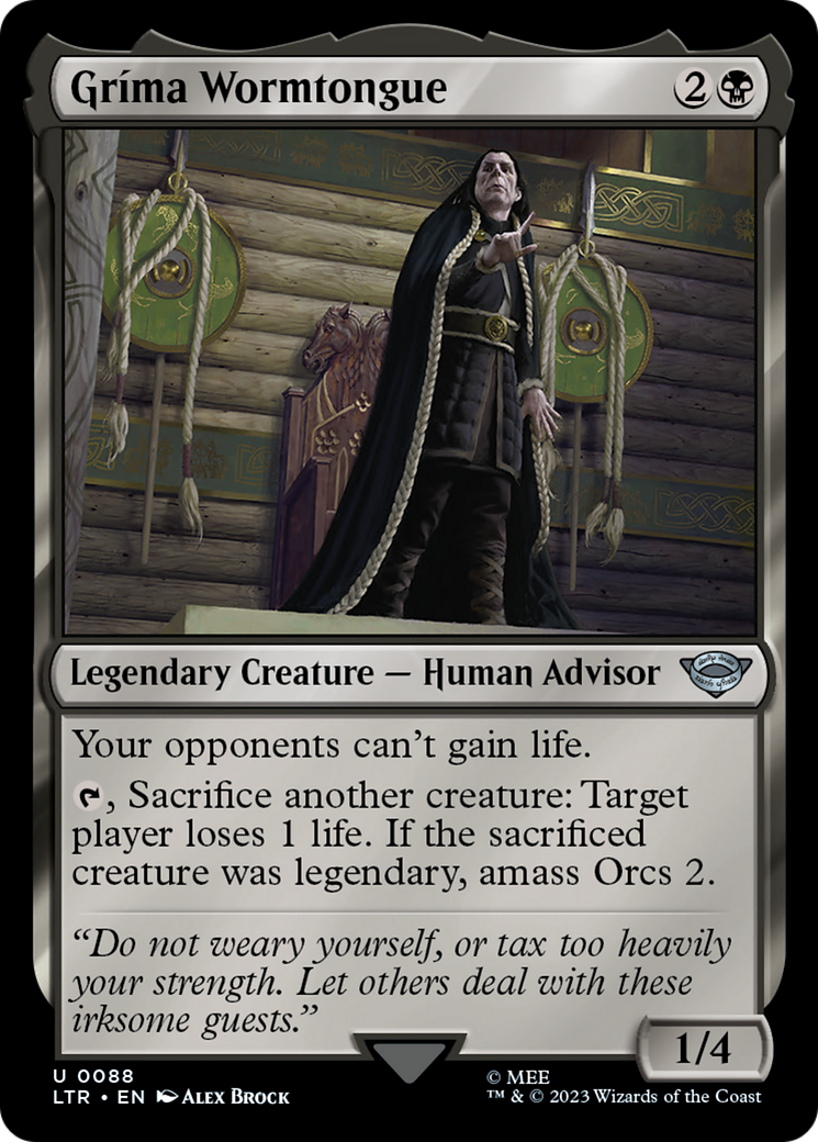 Image of Grima Wormtongue (LTR-088) - The Lord of the Rings: Tales of Middle-earth