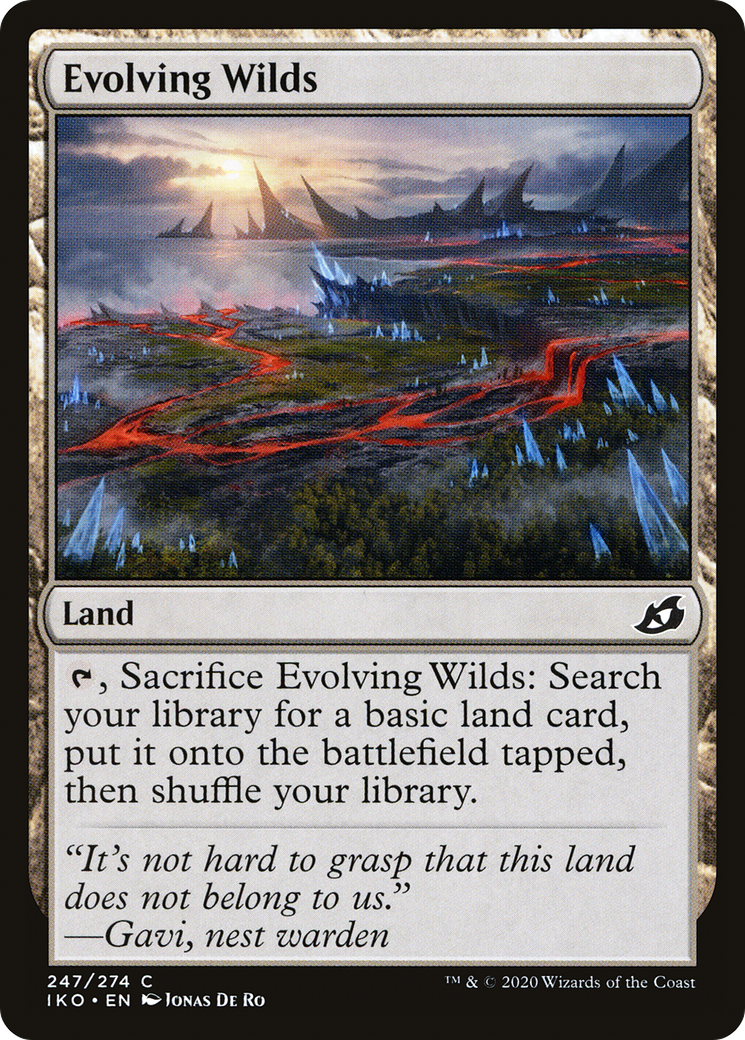 Image of Evolving Wilds (IKO-247) - Ikoria: Lair of Behemoths Foil