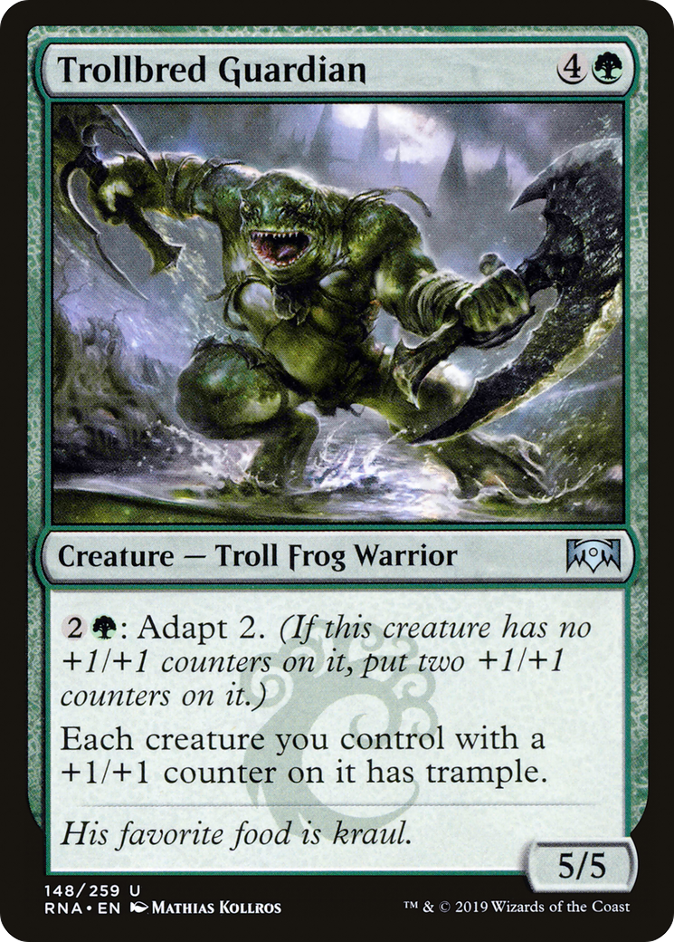 Image of Trollbred Guardian (RNA-148) - Ravnica Allegiance Foil