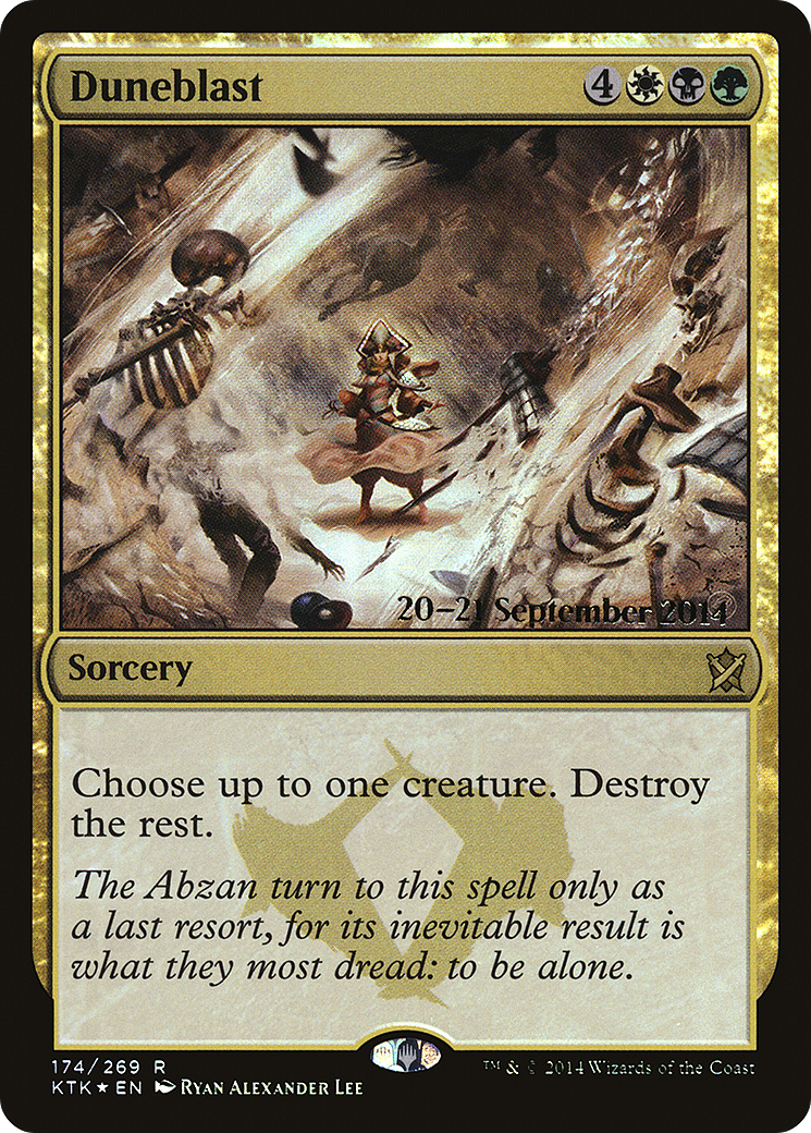 Image of Duneblast (PRE-174) - Khans of Tarkir Promos Foil