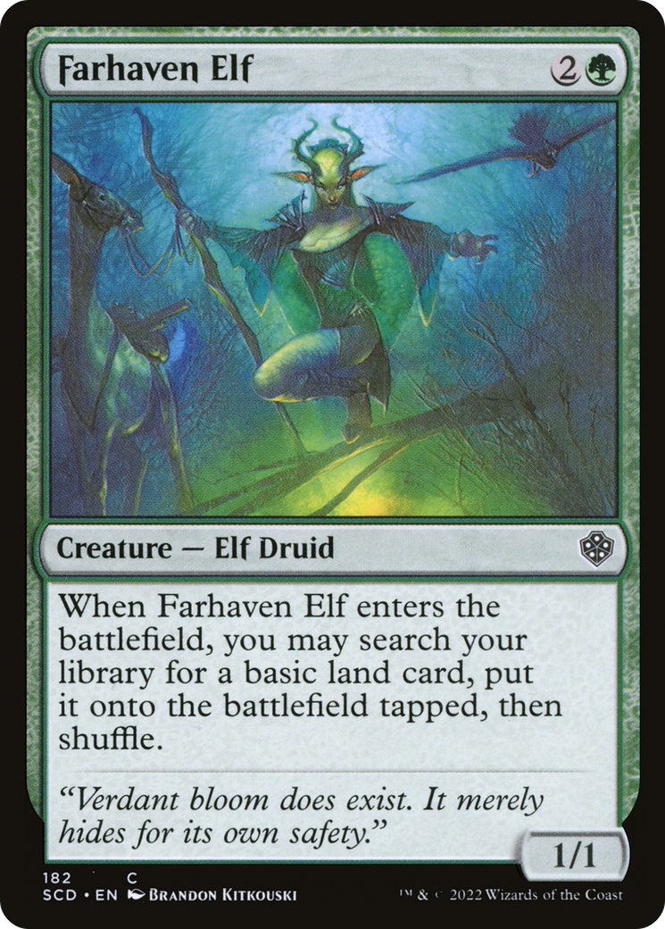 Image of Farhaven Elf (SCD-182) - Starter Commander Decks