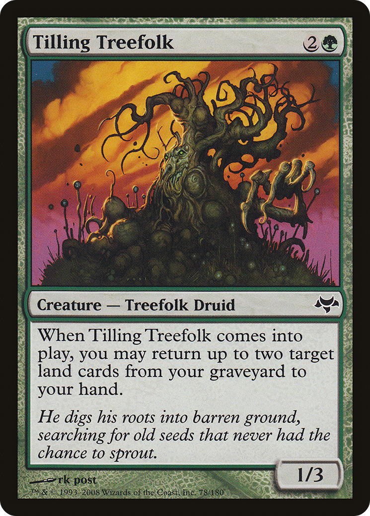 Image of Tilling Treefolk (EVE-078) - Eventide Foil