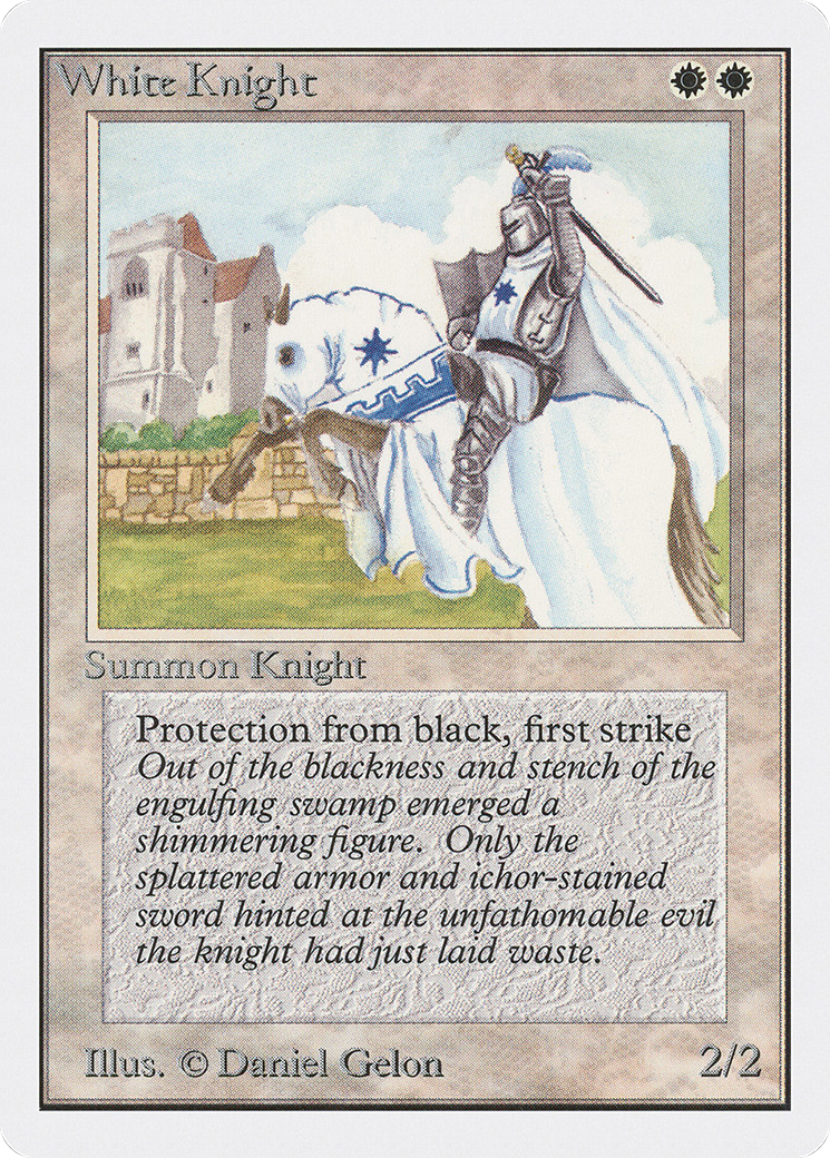 Image of White Knight (2ED-) - Unlimited Edition