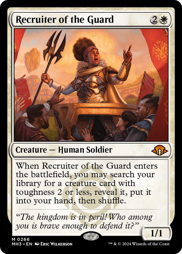 Image of Recruiter of the Guard (MH3-266) - Modern Horizons 3 Foil