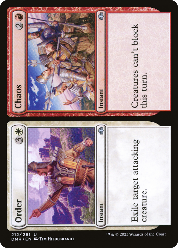Image of Order // Chaos (DMR-212) - Dominaria Remastered Foil