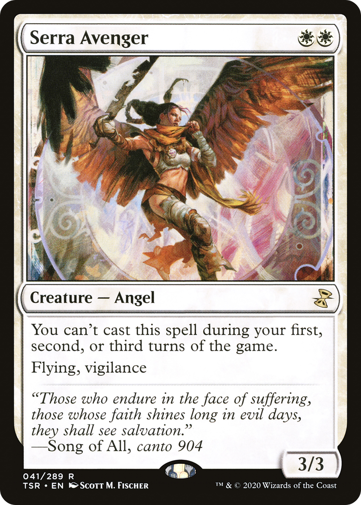 Image of Serra Avenger (TSR-041) - Time Spiral Remastered Foil