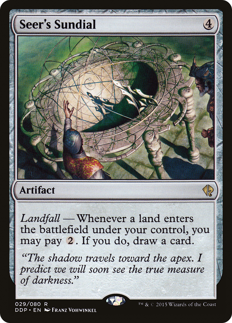Image of Seer's Sundial (DDP-029) - Duel Decks: Zendikar vs. Eldrazi