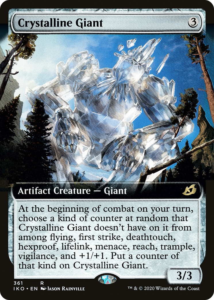 Image of Crystalline Giant (Extended Art) (IKO-361) - Ikoria: Lair of Behemoths: (Extended Art) Foil