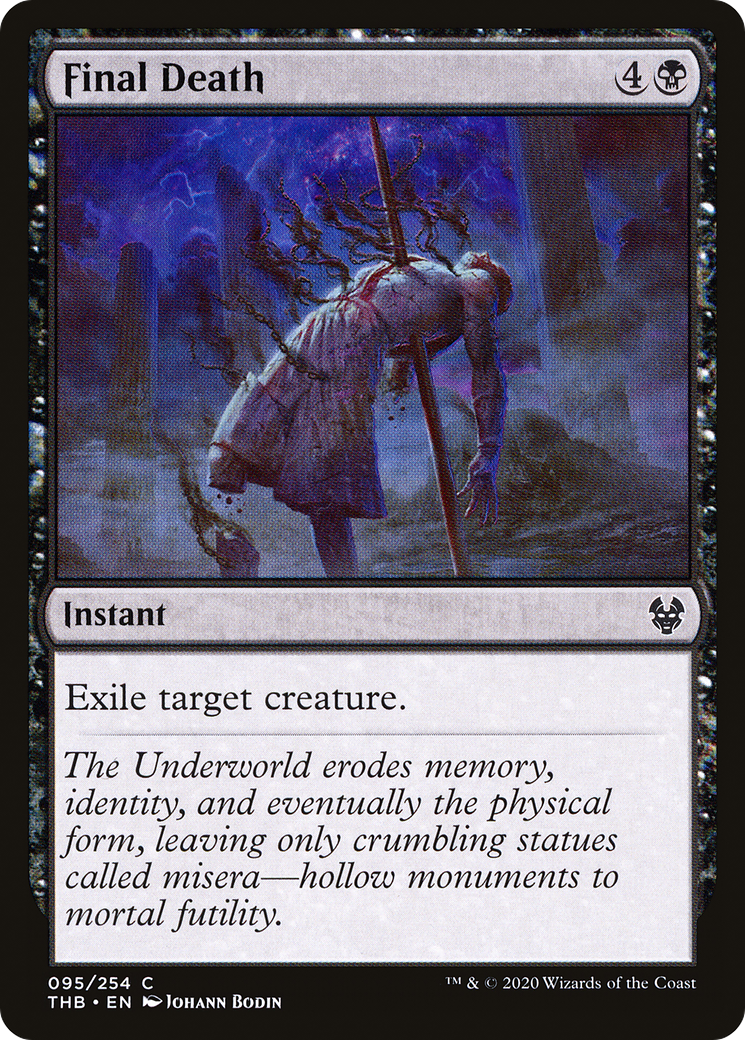 Image of Final Death (THB-095) - Theros Beyond Death Foil