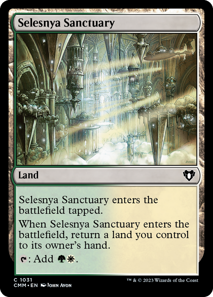 Image of Selesnya Sanctuary (CMM-1031) - Commander Masters