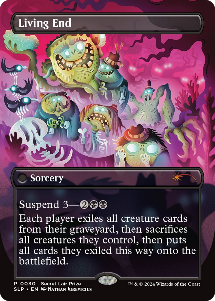 Image of Living End (SLP-030) - Secret Lair Showdown (Borderless)