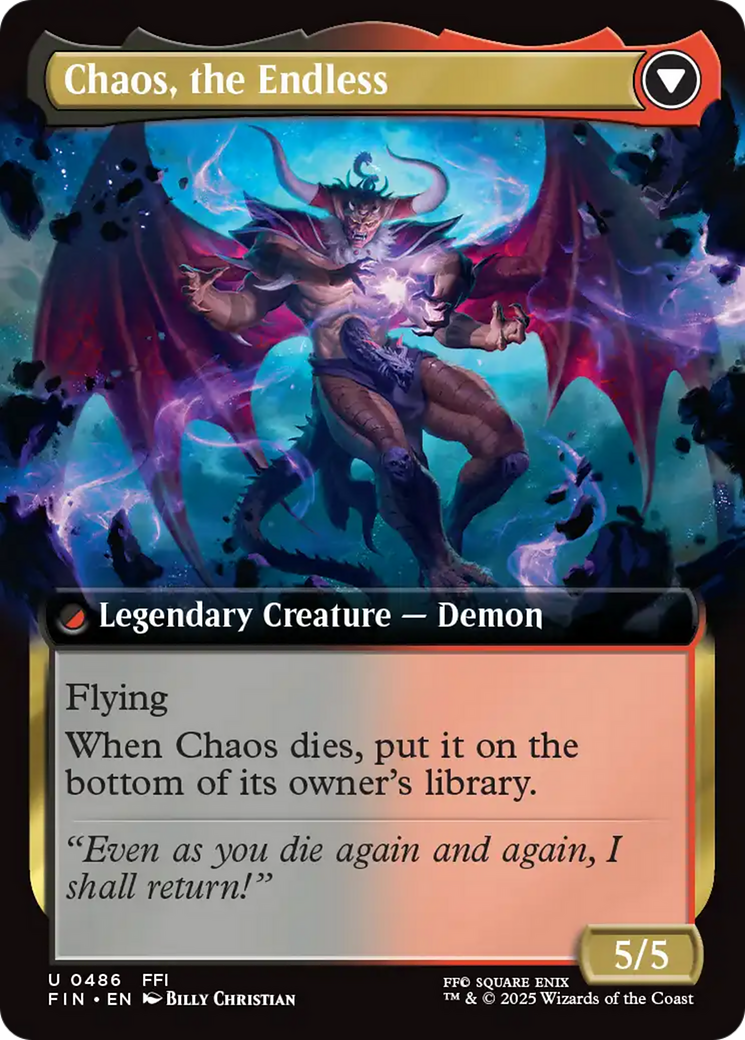 Image of Garland, Knight of Cornelia (Extended Art) (FIN-486) - FINAL FANTASY: (Extended Art) Foil