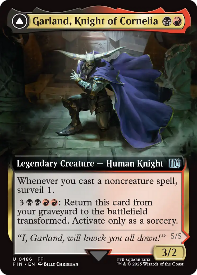 Image of Garland, Knight of Cornelia (Extended Art) (FIN-486) - FINAL FANTASY: (Extended Art)