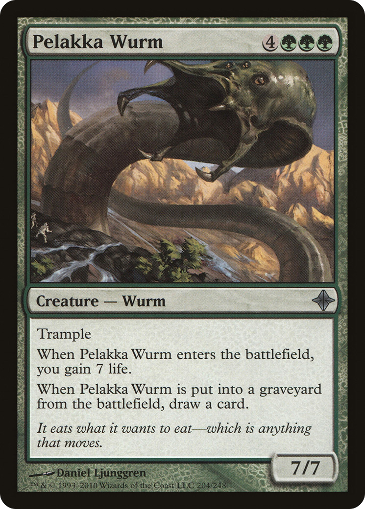 Image of Pelakka Wurm (ROE-204) - Rise of the Eldrazi Foil