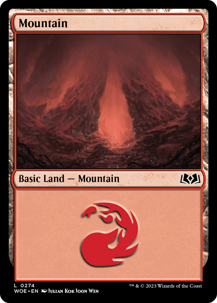 Image of Mountain (0274) (WOE-274) - Wilds of Eldraine