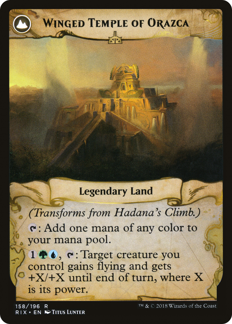 Image of Hadana's Climb (RIX-158) - Rivals of Ixalan: (compasslanddfc)