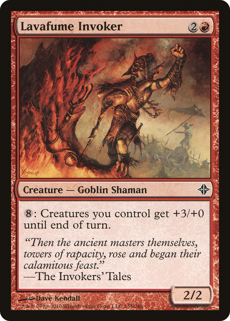 Image of Lavafume Invoker (ROE-155) - Rise of the Eldrazi Foil