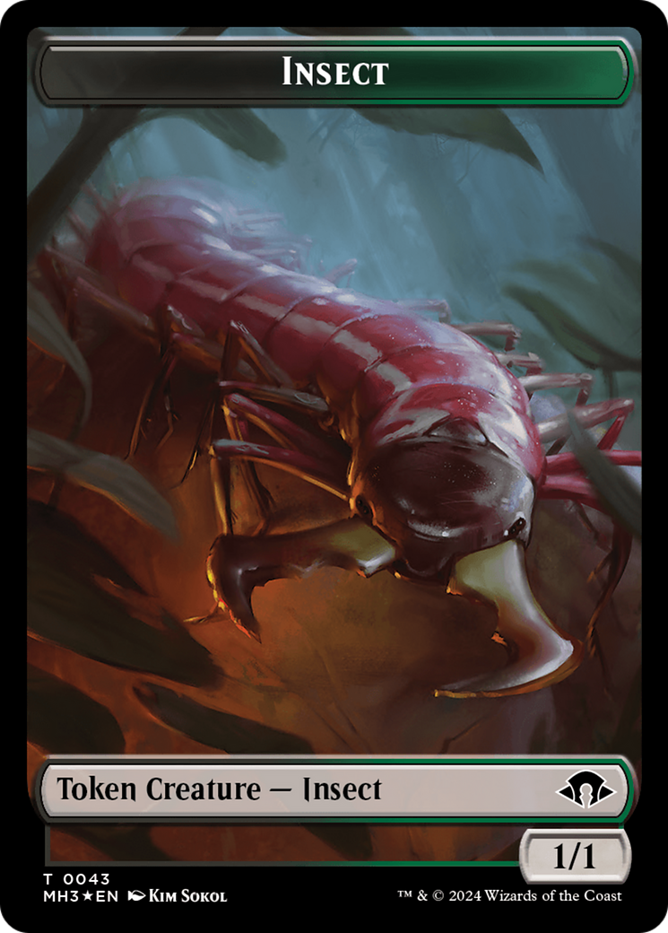 Image of Insect (TMH3-043) - Modern Horizons 3 Tokens Foil