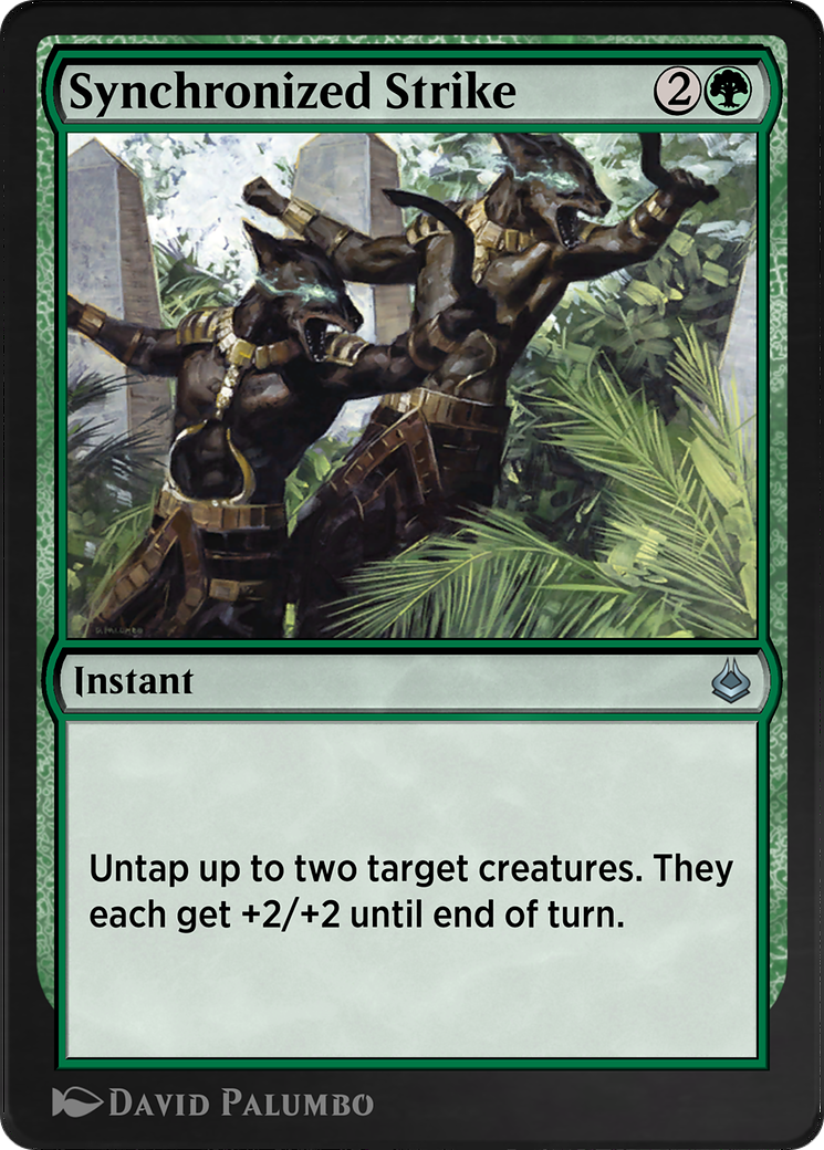 Image of Synchronized Strike (AKR-222) - Amonkhet Remastered