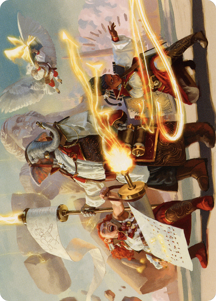 Image of Lorehold Command // Lorehold Command (ASTX-031) - Strixhaven Art Series (Borderless)