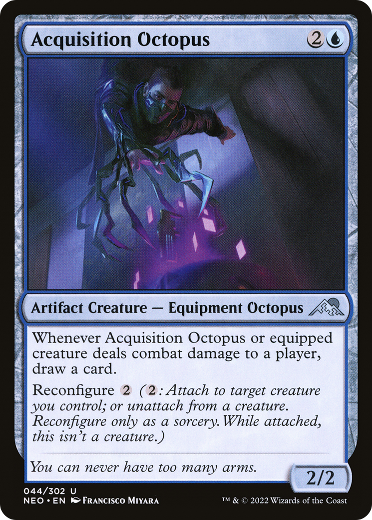Image of Acquisition Octopus (NEO-044) - Kamigawa: Neon Dynasty