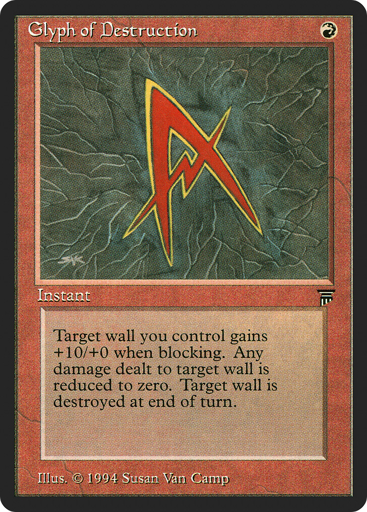 Image of Glyph of Destruction (LEG-) - Legends