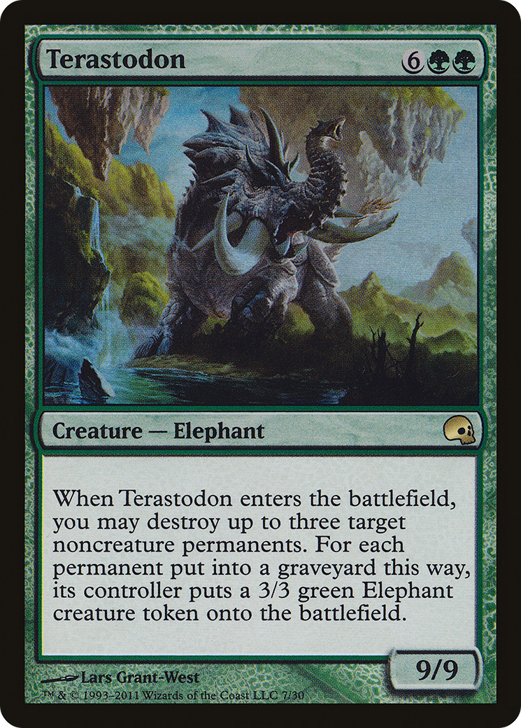 Image of Terastodon (GRV-007) - Premium Deck Series: Graveborn Foil
