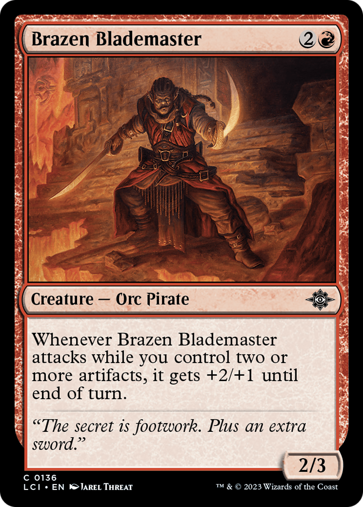 Image of Brazen Blademaster (LCI-136) - The Lost Caverns of Ixalan