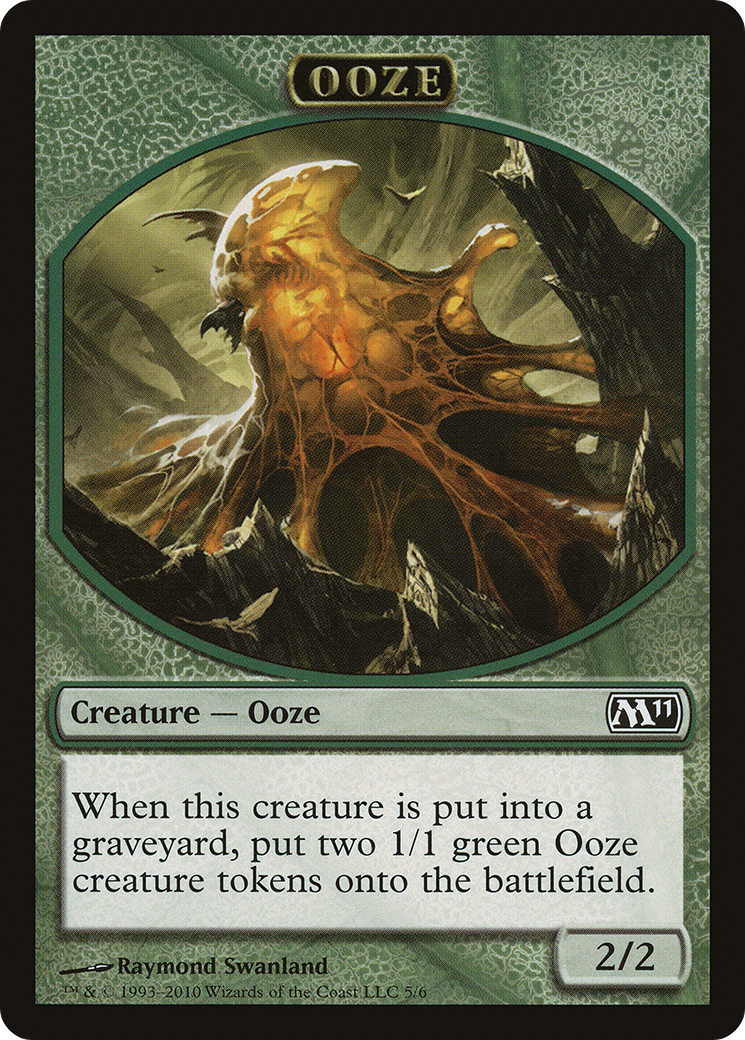 Image of Ooze Token (5) (M11-005) - Magic 2011 Tokens