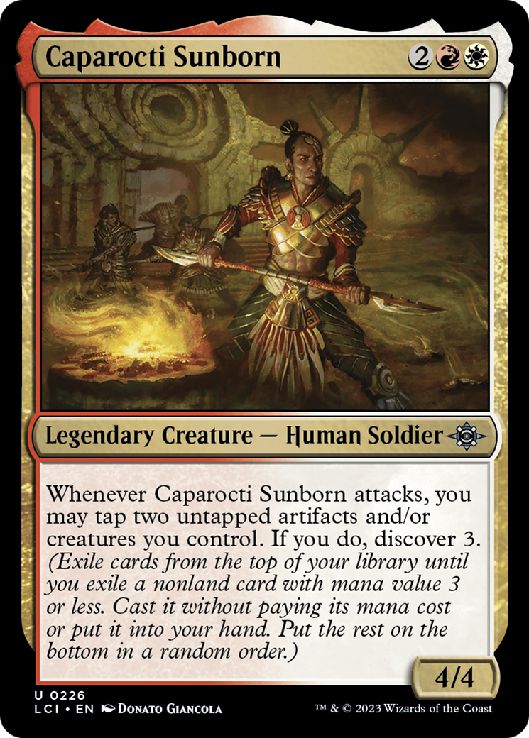 Image of Caparocti Sunborn (LCI-226) - The Lost Caverns of Ixalan Foil