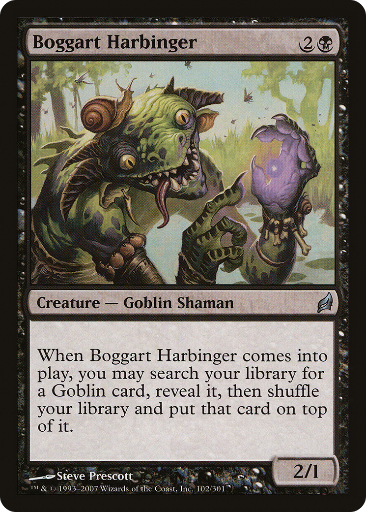 Image of Boggart Harbinger (LRW-102) - Lorwyn Foil