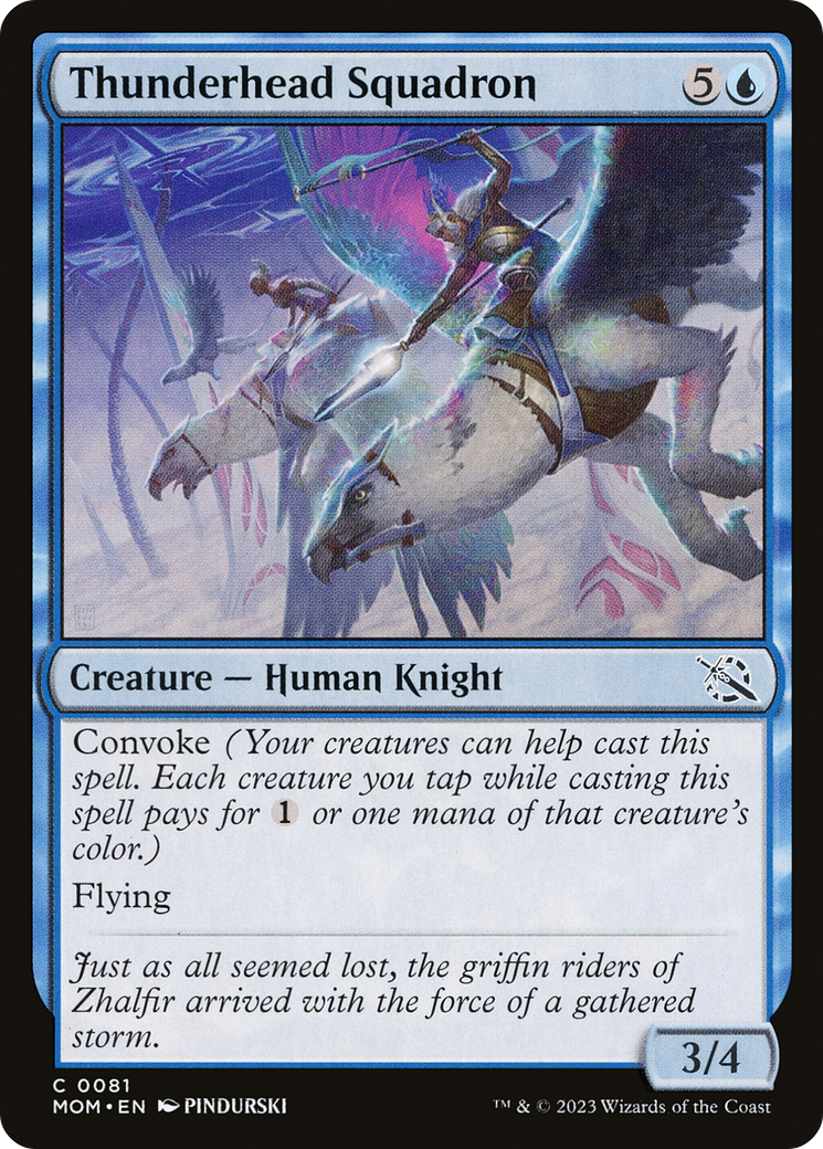 Image of Thunderhead Squadron (MOM-081) - March of the Machine