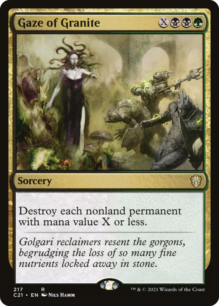 Image of Gaze of Granite (C21-217) - Commander 2021