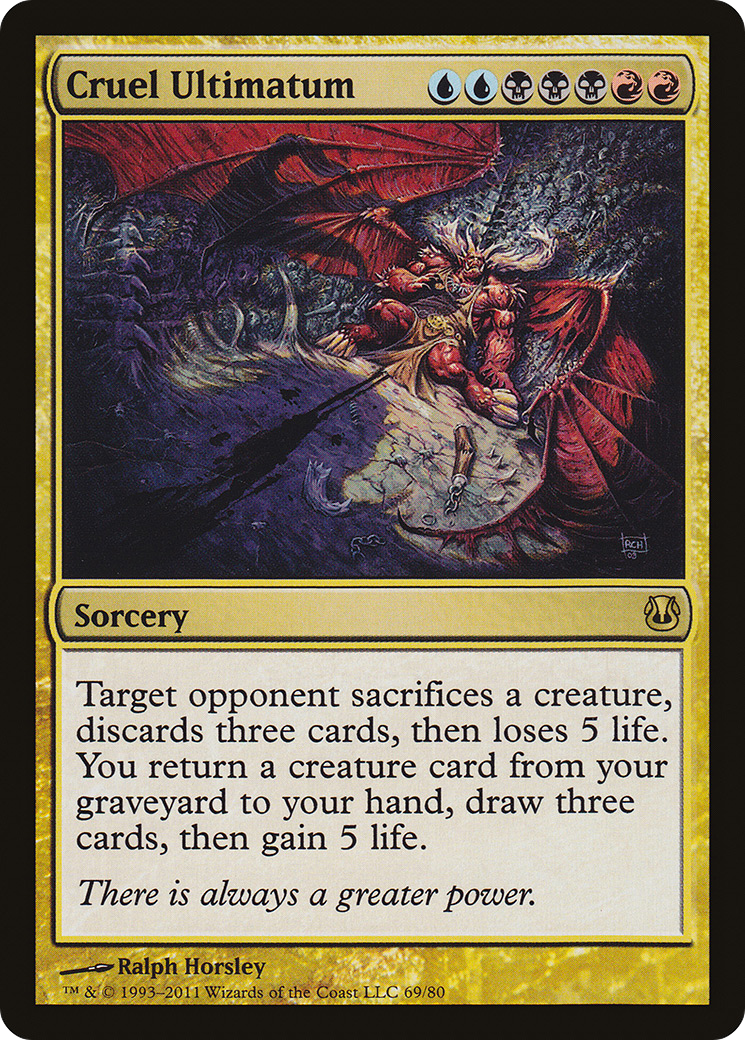 Image of Cruel Ultimatum (DDH-069) - Duel Decks: Ajani vs. Nicol Bolas