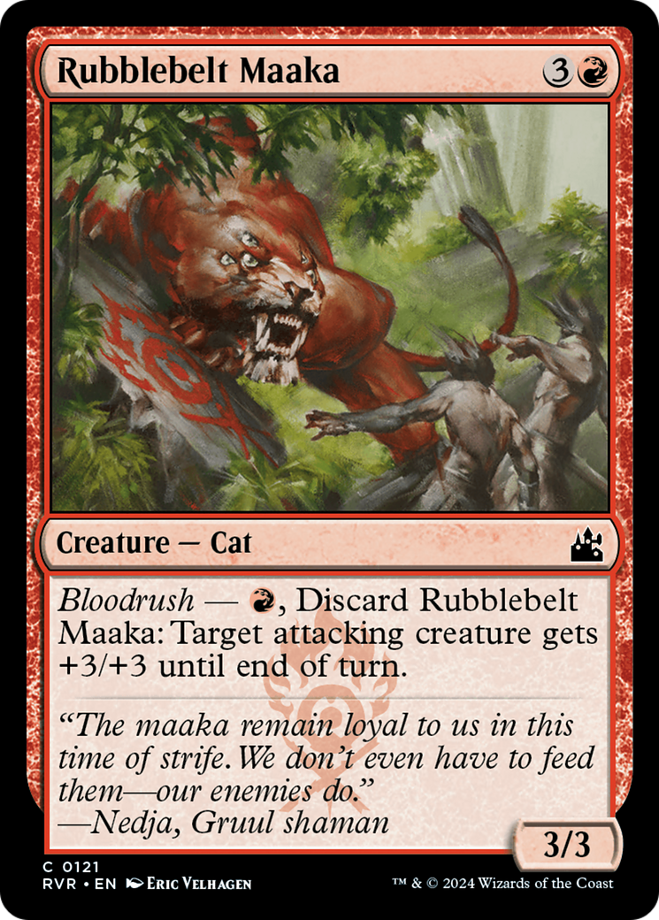 Image of Rubblebelt Maaka (RVR-121) - Ravnica Remastered