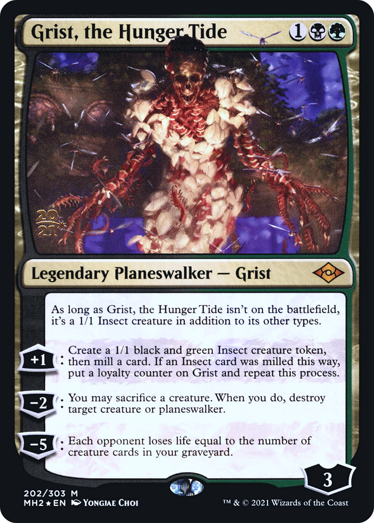 Image of Grist, the Hunger Tide (PRE-202) - Modern Horizons 2 Promos Foil