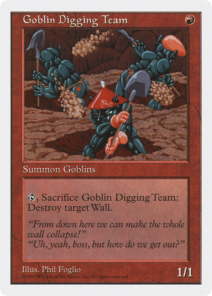 Image of Goblin Digging Team (5ED-) - Fifth Edition