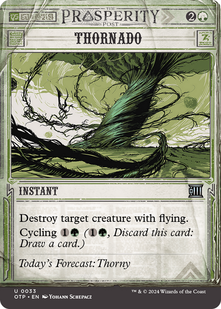 Image of Thornado (OTP-033) - Breaking News: (Showcase) (Borderless) Foil