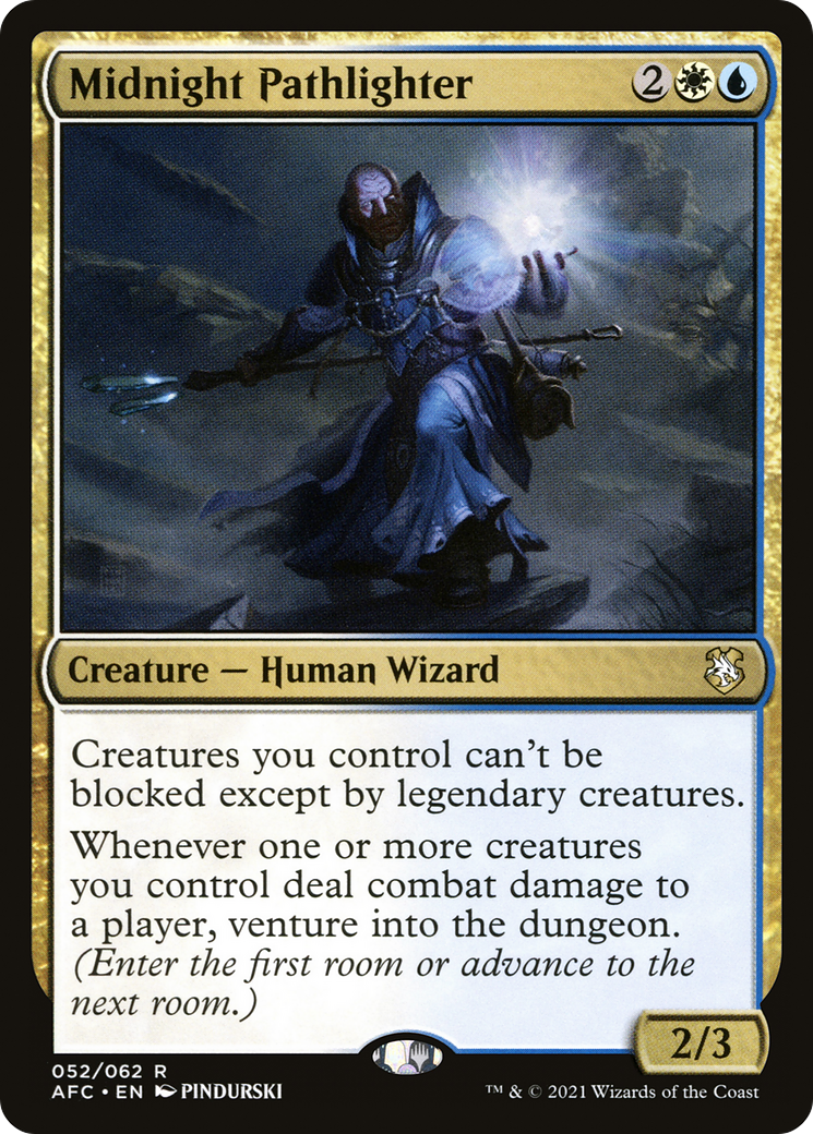 Image of Midnight Pathlighter (AFC-052) - Forgotten Realms Commander