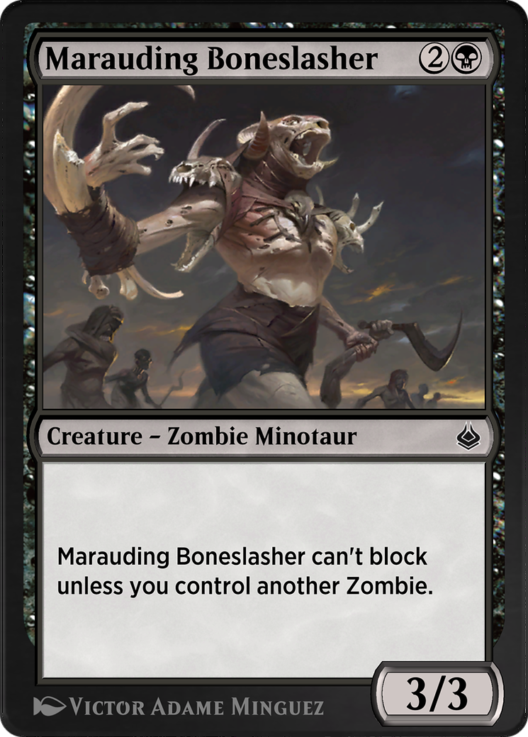 Image of Marauding Boneslasher (AKR-115) - Amonkhet Remastered