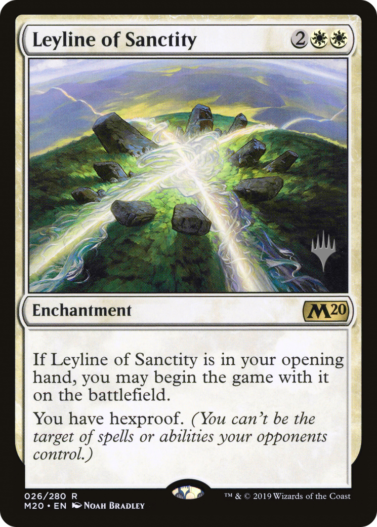 Image of Leyline of Sanctity (PPM20-26P) - Core Set 2020 Promos Foil