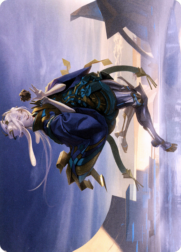 Image of Moonfolk Puzzlemaker // Moonfolk Puzzlemaker (ANEO-006) - Neon Dynasty Art Series (Borderless)